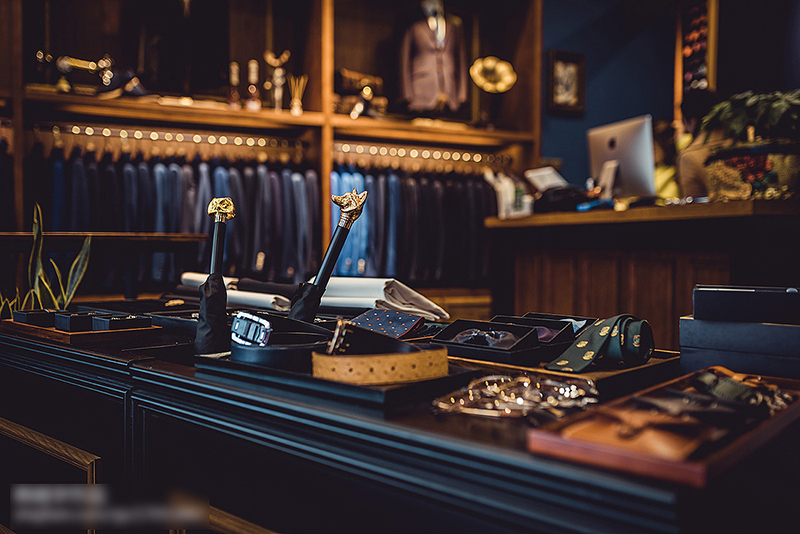 高檔西裝私人定制店鋪裝修效果圖