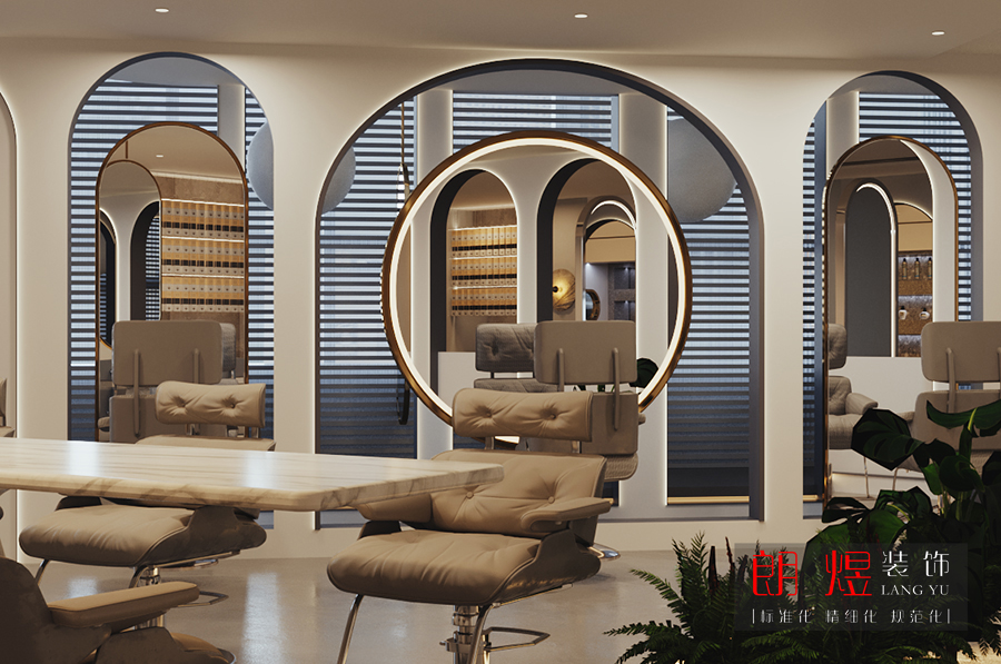 美容美發店裝修設計效果圖