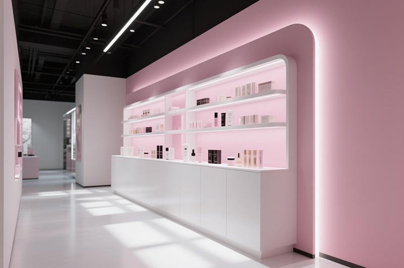 美容店裝飾產品展示柜