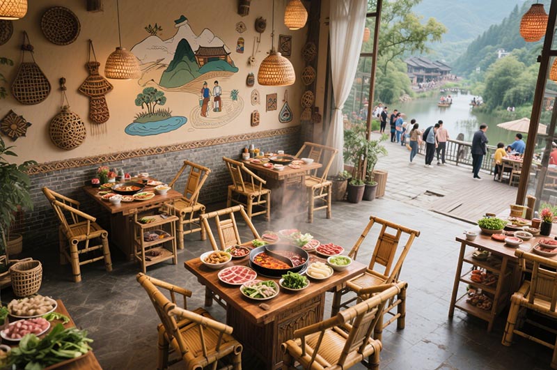 火鍋店功能區劃分布局